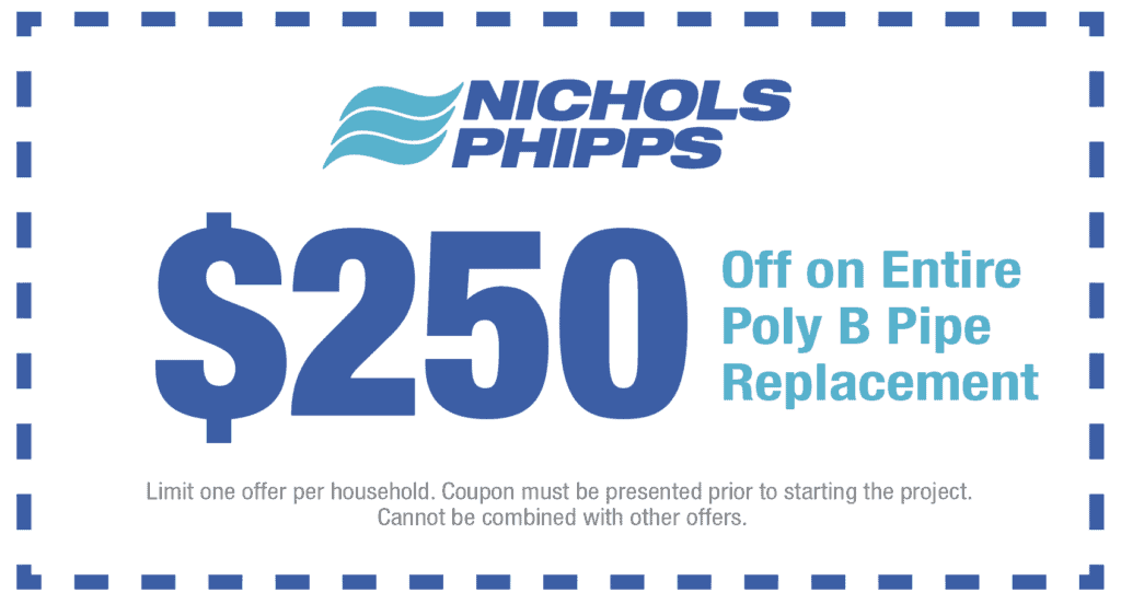$250 off on entire Poly B pipe replacement