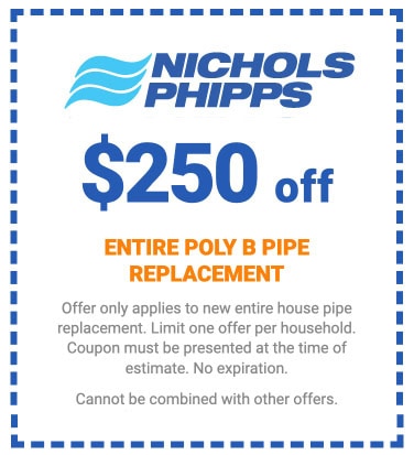 $250 off Entire Poly B Pipe Replacement