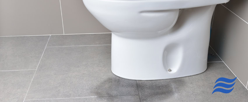 toilet-wax-ring-failure toilet wax ring failure - water leaking due to a wax ring not being properly installed