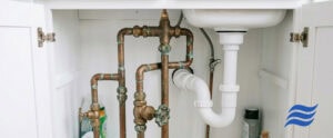 lead in older home plumbing Northern Virginia - older pipes under sink