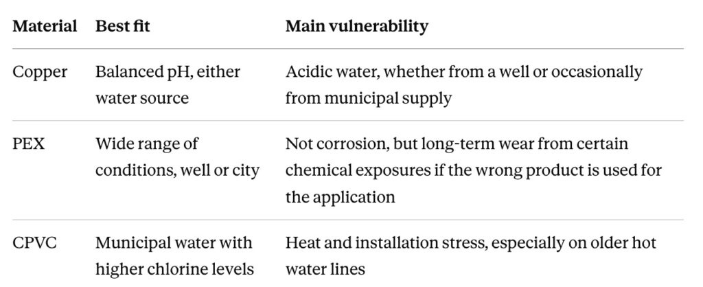 Well Water vs City Water 1